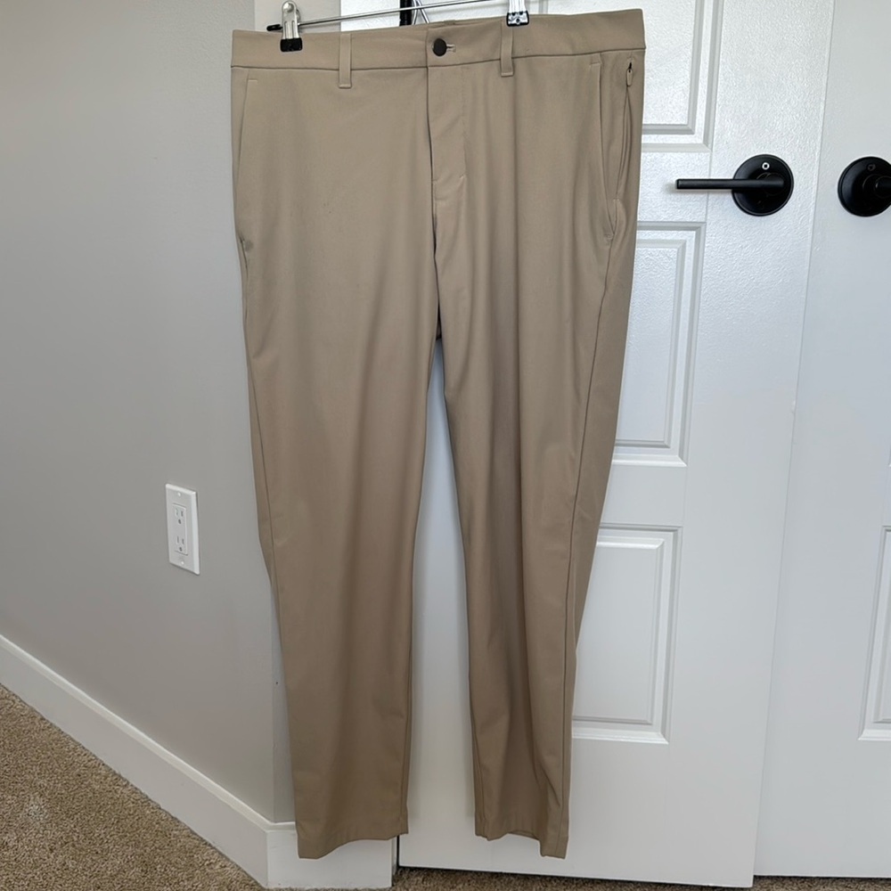 Lululemon Men’s Khaki Dress Pants (Size 33/32)